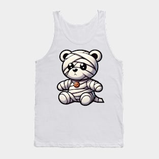 Cute Bear Mummy Halloween Kawaii Tank Top